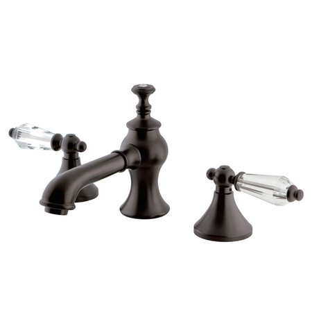 KINGSTON BRASS KC7065WLL 8" Widespread Bathroom Faucet, Oil Rubbed Bronze KC7065WLL